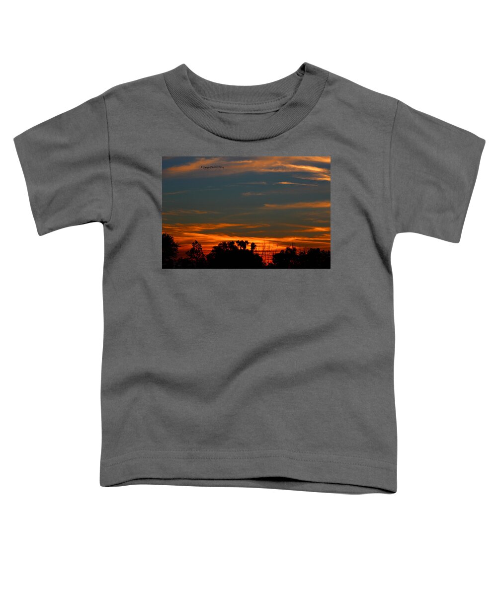  Sunset Toddler T-Shirt featuring the photograph Intense Sky by Robert Carey