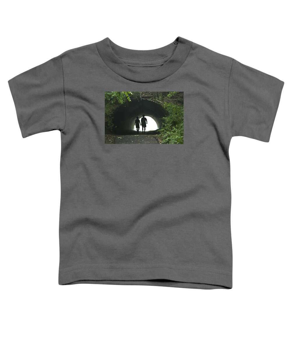 Mystery Toddler T-Shirt featuring the photograph Into the light by Brian Green