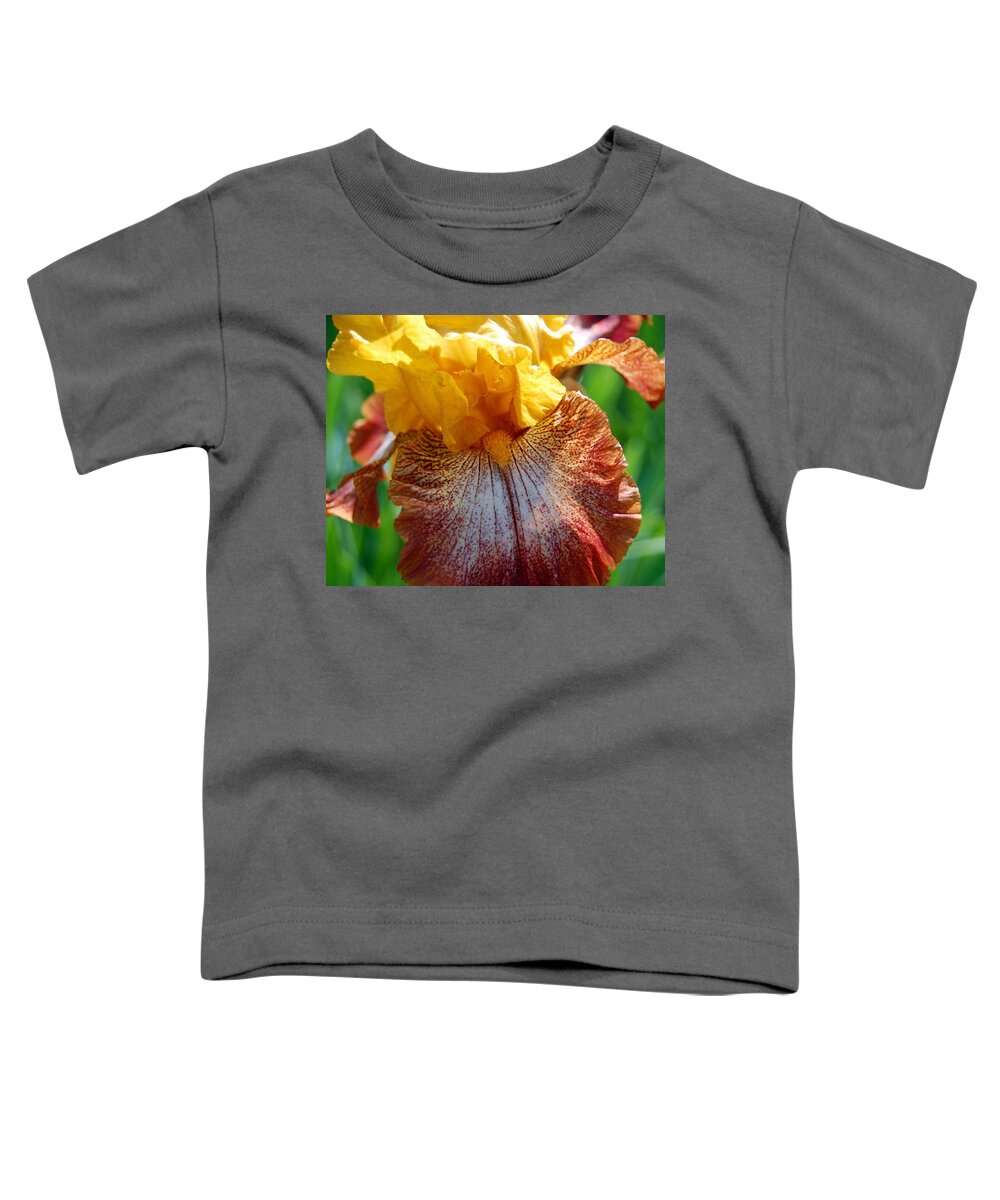 Iris Toddler T-Shirt featuring the photograph Iris 2 by Amy Fose