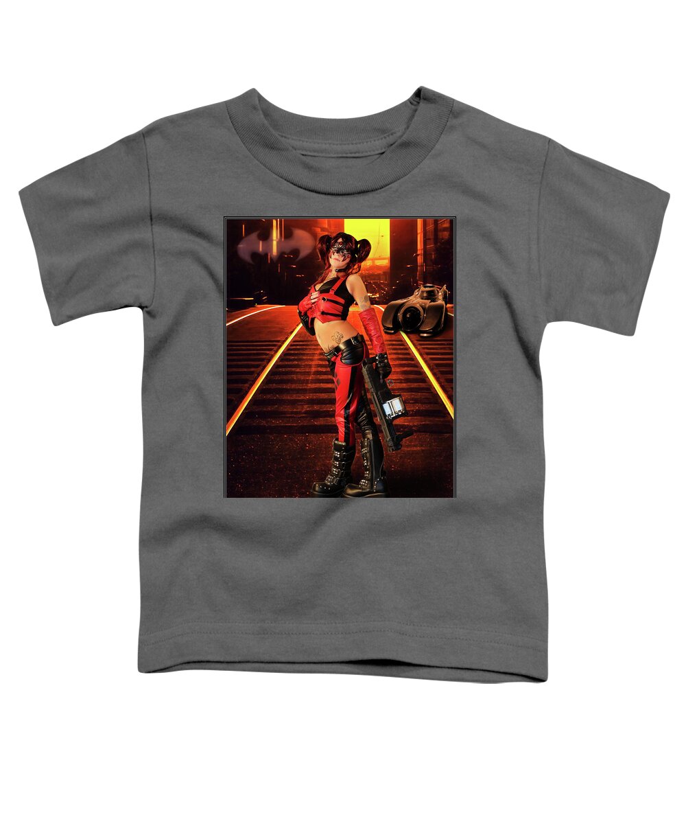 Harlequin Toddler T-Shirt featuring the photograph J Walker by Jon Volden