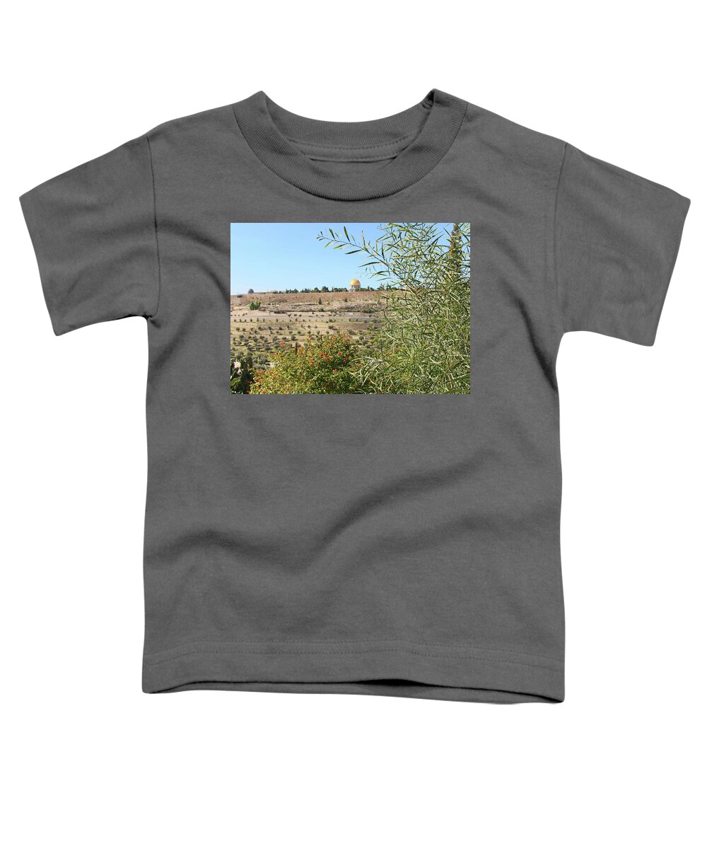 Jerusalem Toddler T-Shirt featuring the photograph Jerusalem Plants by Munir Alawi