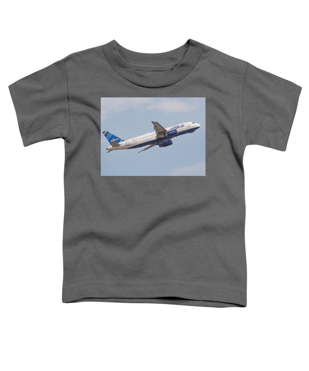 Jetblue Toddler T-Shirt featuring the photograph Jet Blue by Dart Humeston