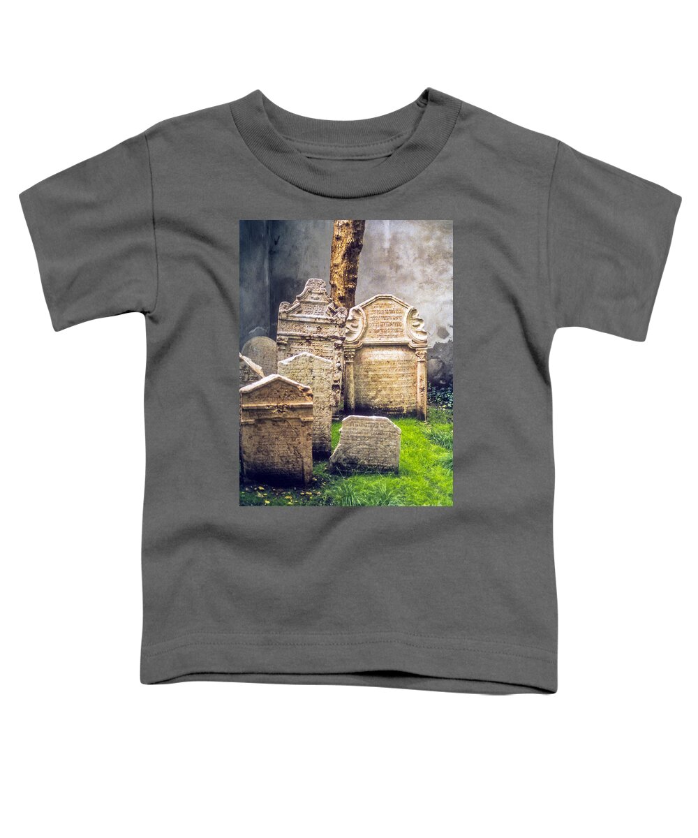 Jewish Quarter Toddler T-Shirt featuring the photograph Jewish Cemetery by Bob Phillips