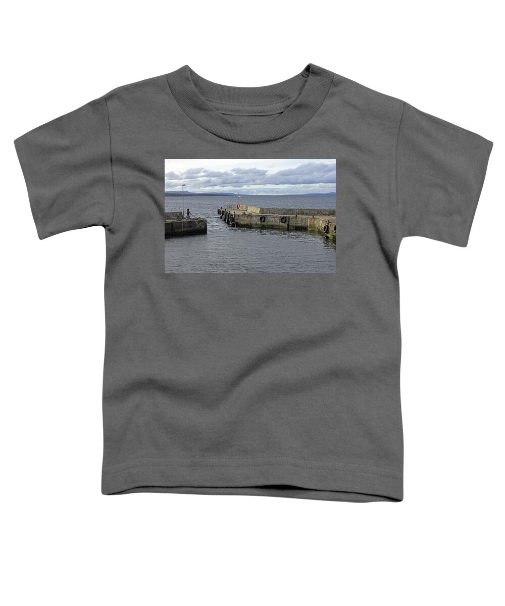 John O'groats Harbour Toddler T-Shirt featuring the photograph John O'Groats Harbour by Tony Murtagh