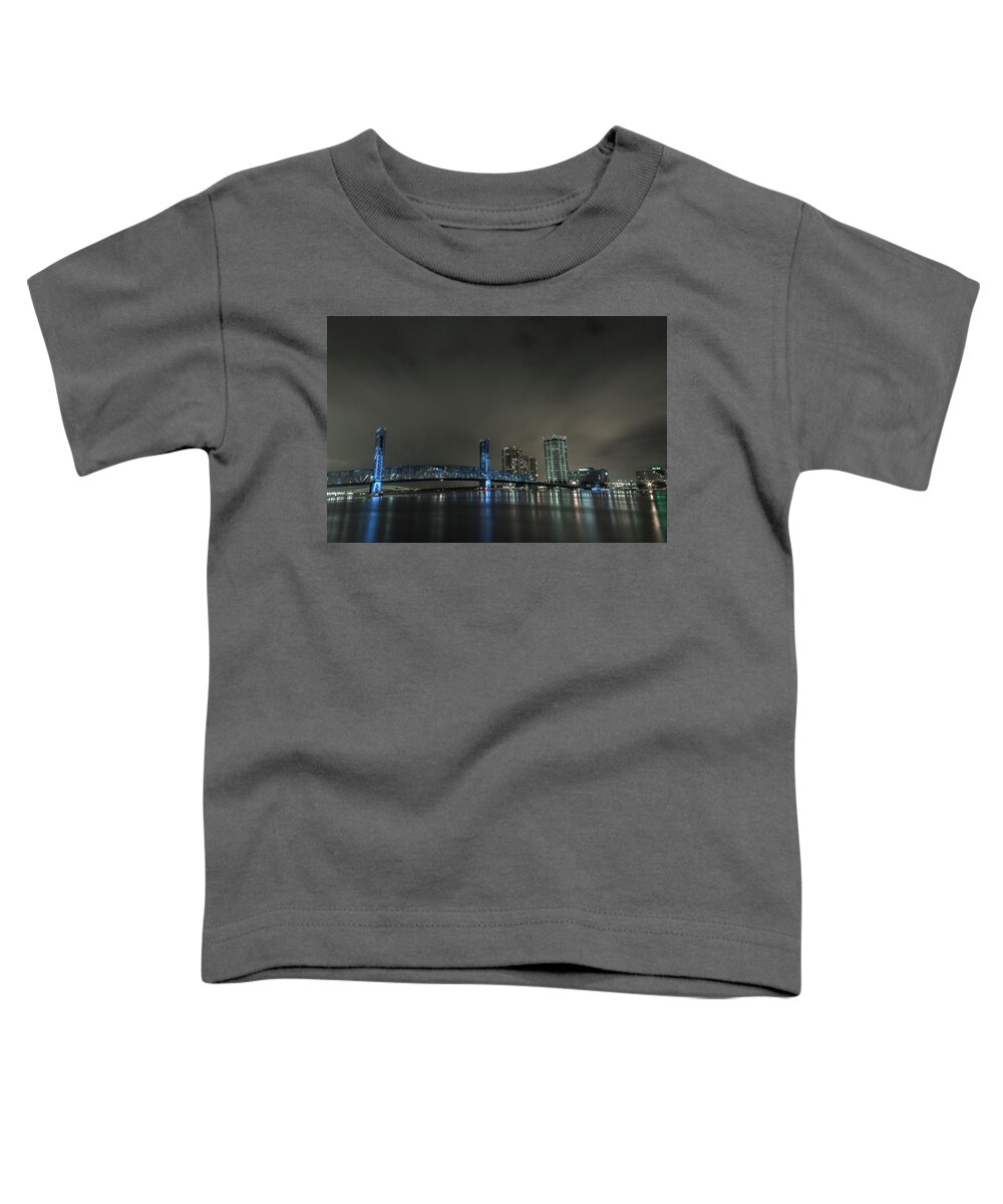 Jacksonville Toddler T-Shirt featuring the photograph John T. Alsop Bridge 2 by Kenny Thomas