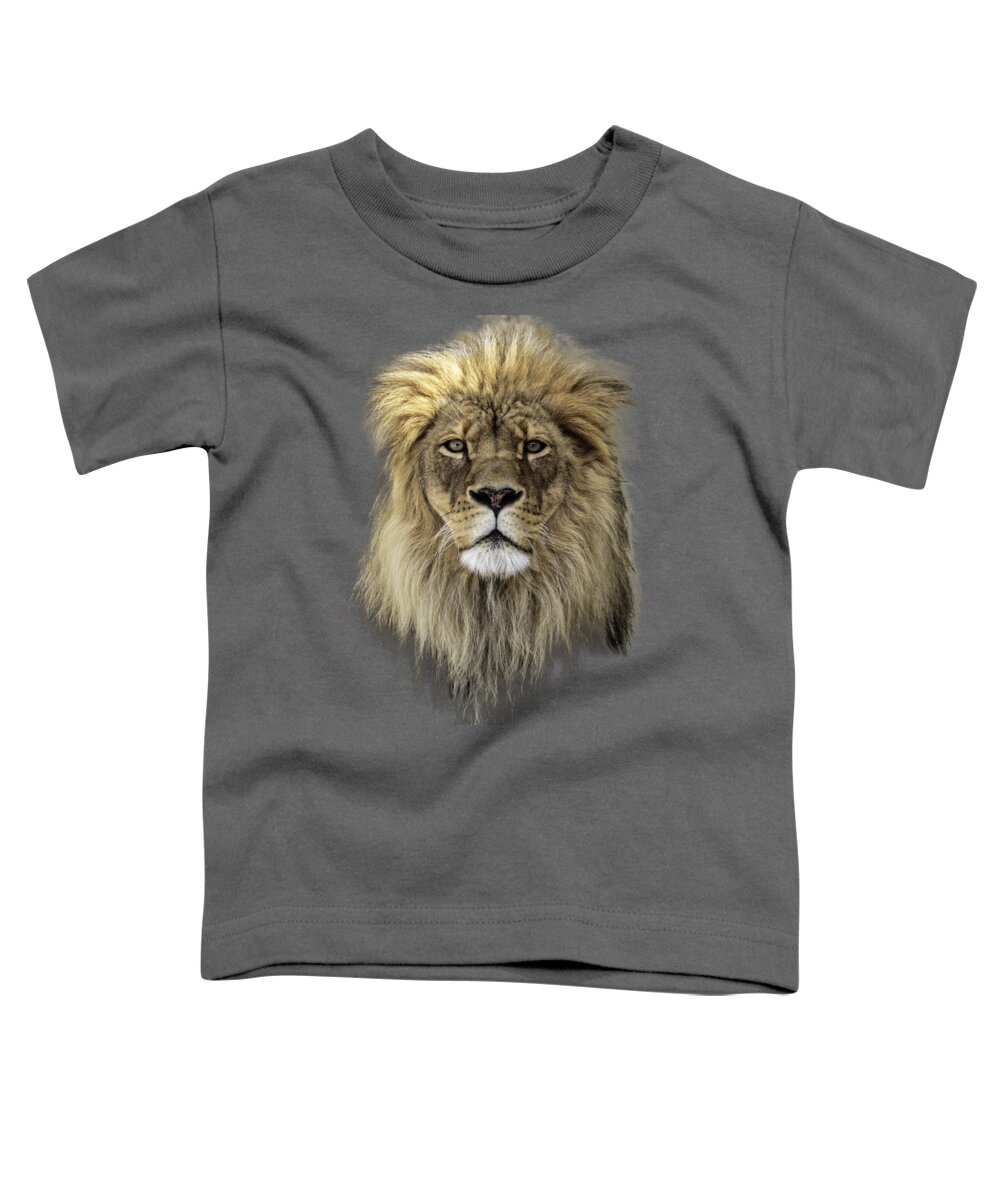 Lion Toddler T-Shirt featuring the photograph Joshua t-shirt color by Everet Regal
