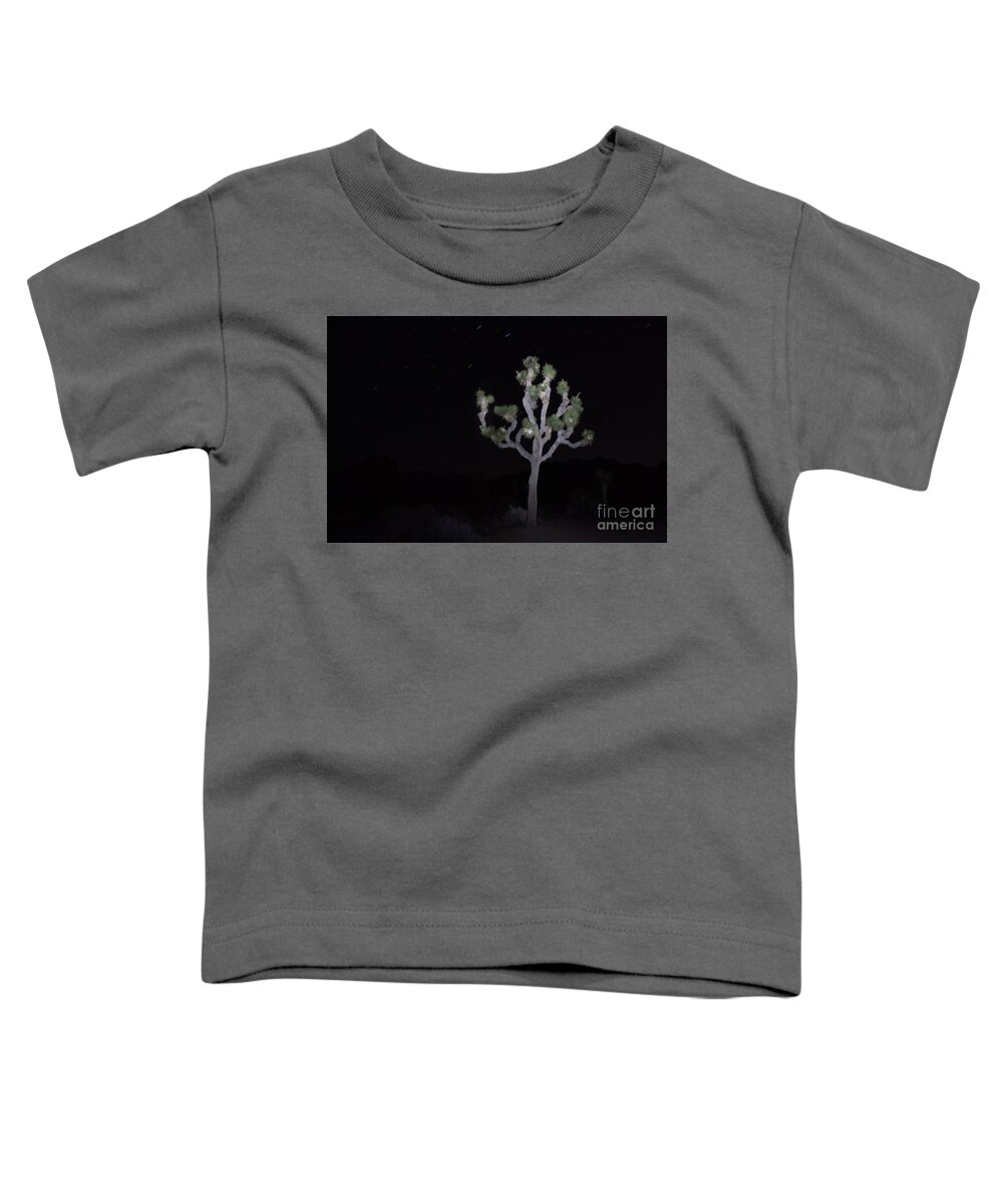 Joshua Tree National Park Toddler T-Shirt featuring the photograph Joshua Tree at Night by Jim Schmidt MN