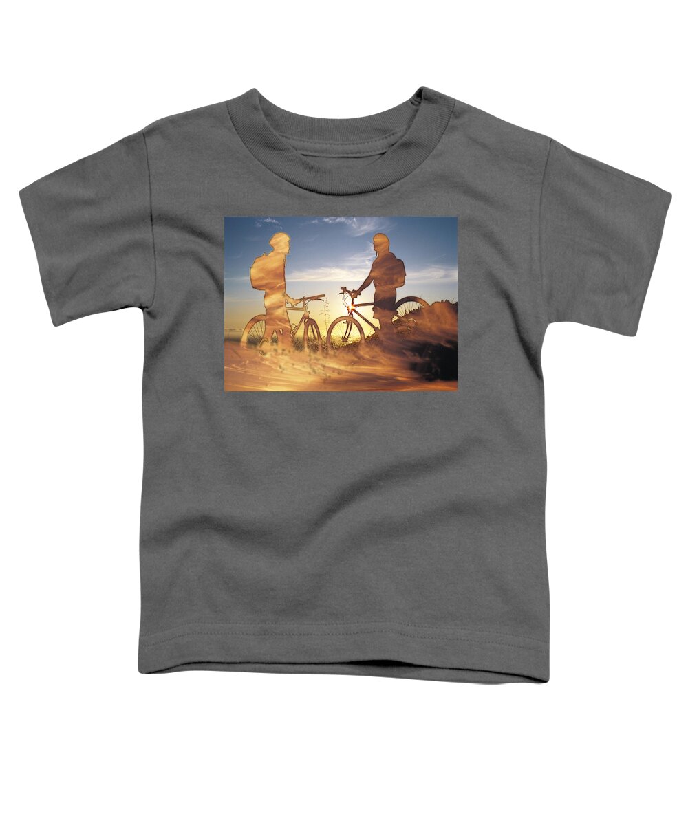 Clouds Toddler T-Shirt featuring the photograph Journeys End by Tim Allen