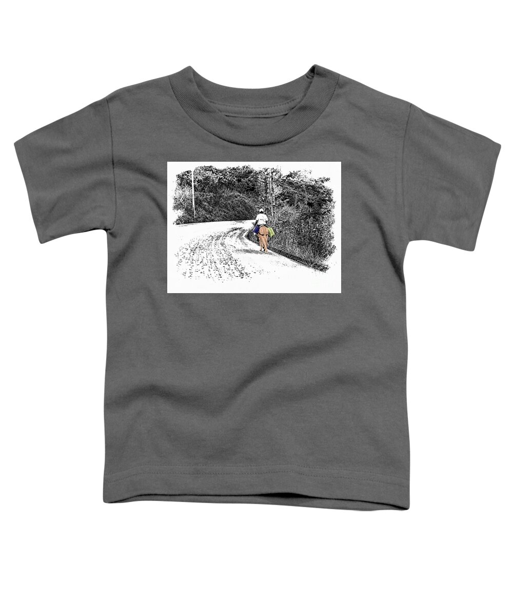 Juan Toddler T-Shirt featuring the photograph Juan Valdez? by Al Bourassa
