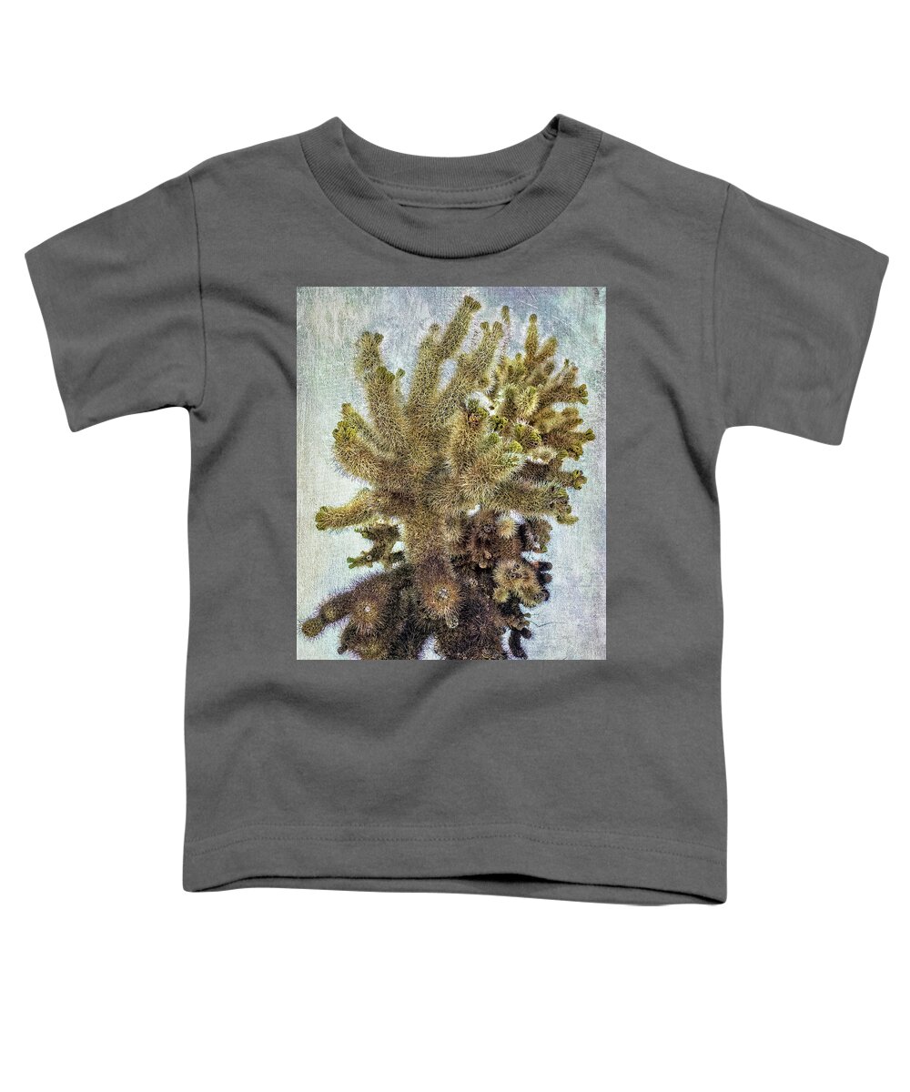 Cholla Toddler T-Shirt featuring the digital art Jumping Cholla by Sandra Selle Rodriguez