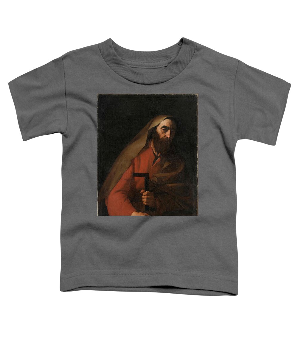 Jusepe De Ribera Toddler T-Shirt featuring the painting Jusepe de Ribera by MotionAge Designs