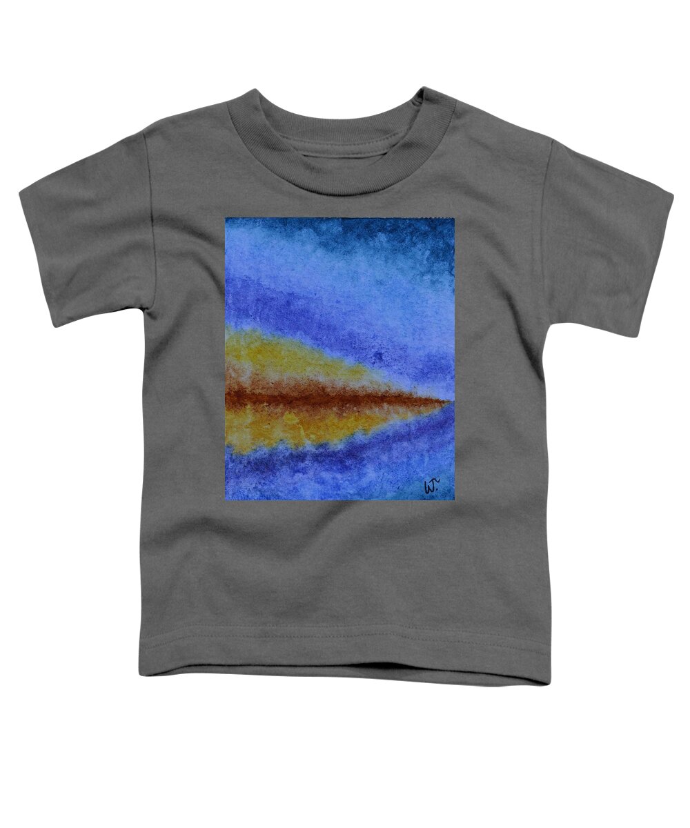 Just Color Toddler T-Shirt featuring the painting Just Color by Warren Thompson
