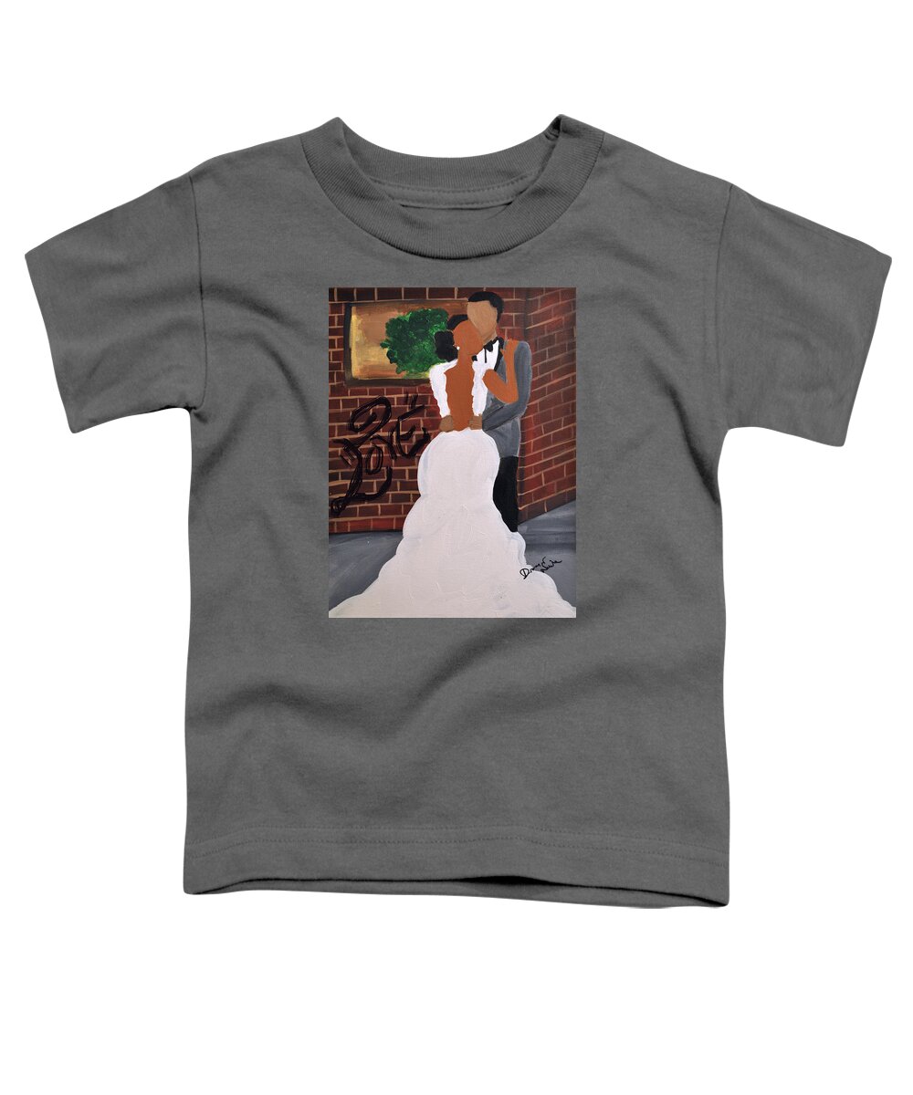 Love Toddler T-Shirt featuring the photograph Just Married by Diamin Nicole