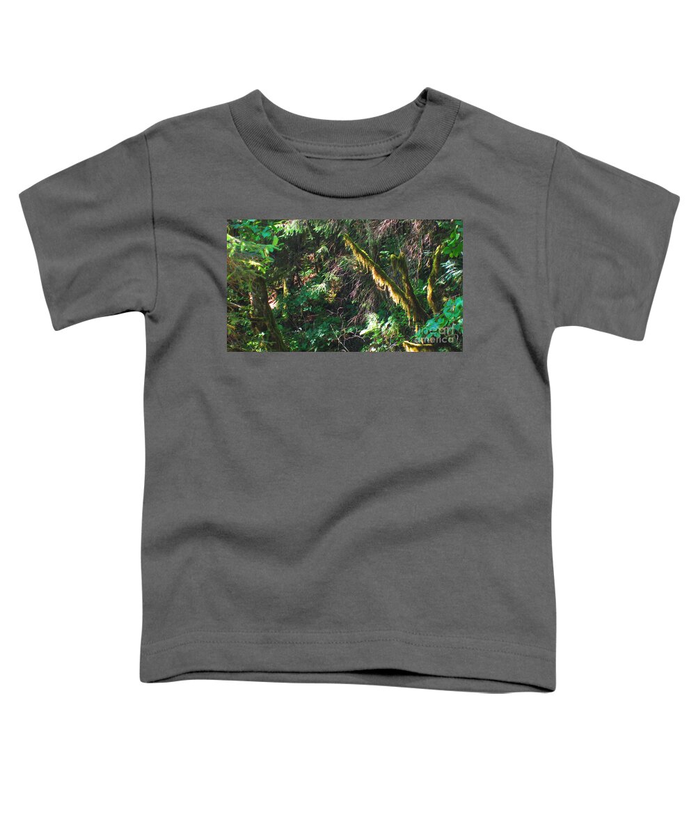 Ketchikan Toddler T-Shirt featuring the photograph Ketchikan Green by Laurianna Taylor