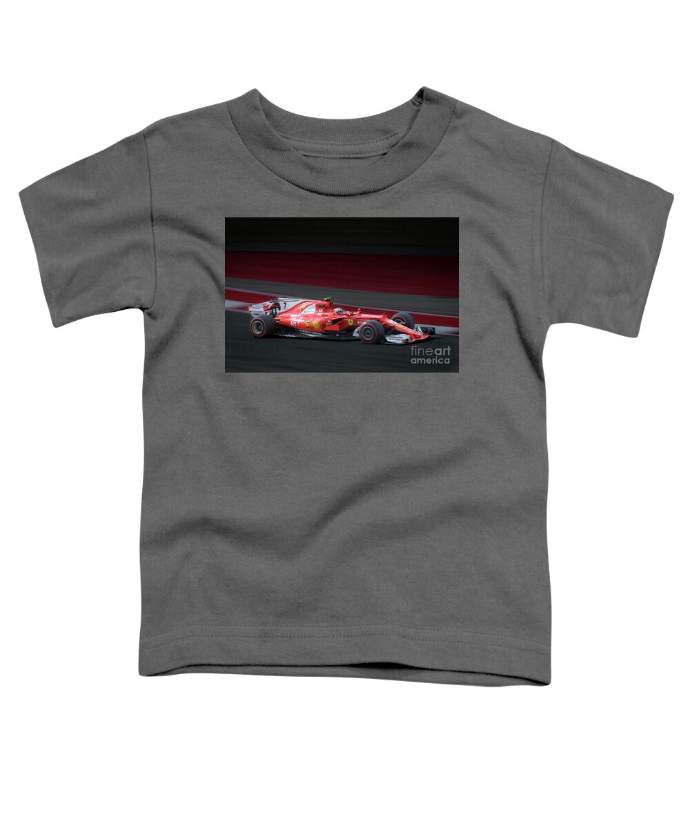 Cota Toddler T-Shirt featuring the photograph Kimi Raikkonen - 7 by Sean Wray
