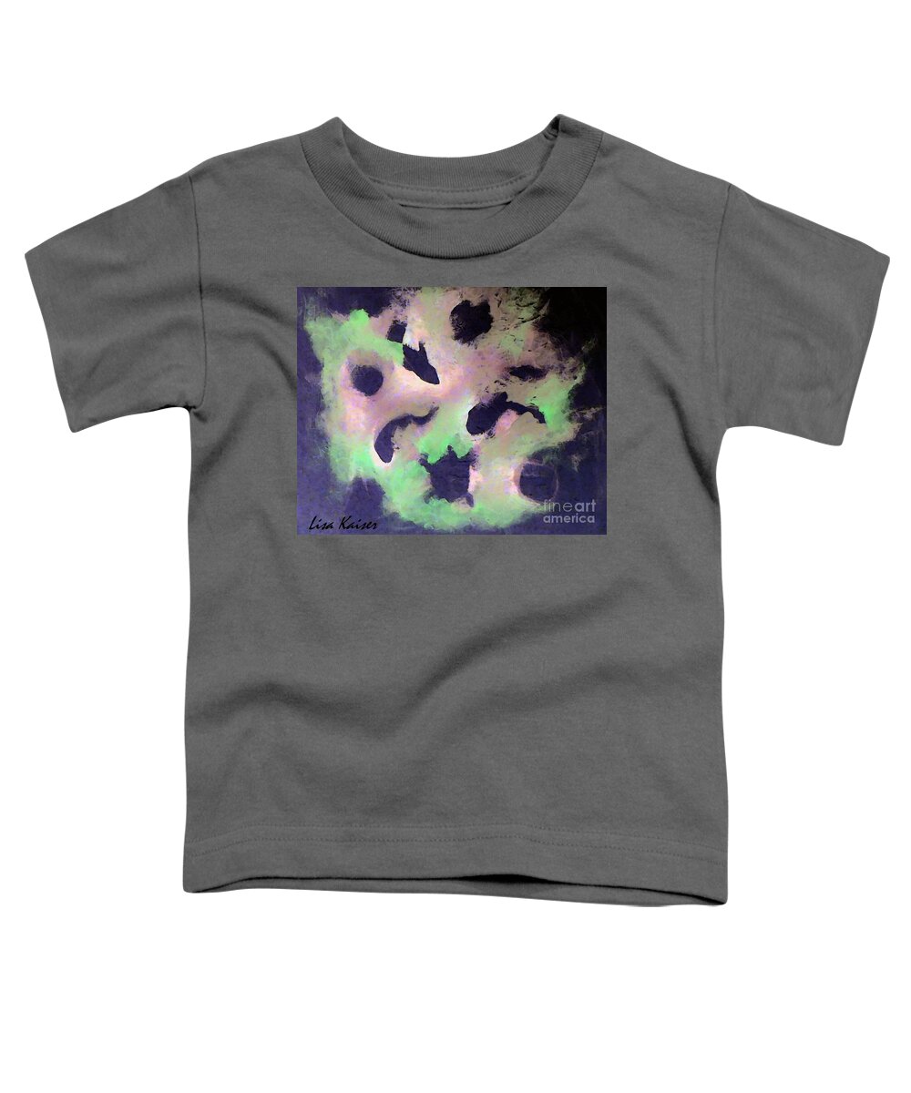 Koi Toddler T-Shirt featuring the painting Elementals by Lisa Kaiser