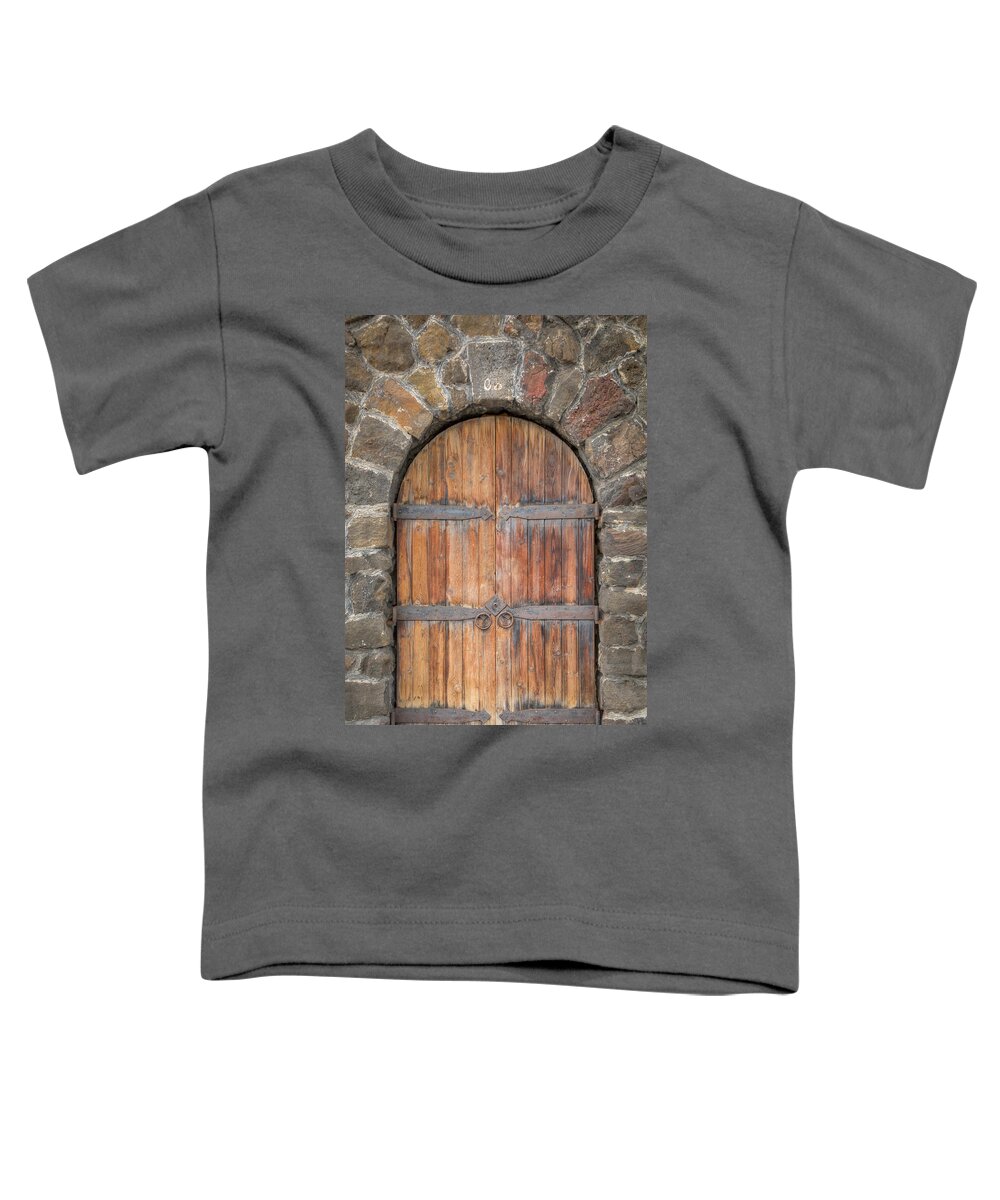 Gothic Toddler T-Shirt featuring the photograph Kona Door 0832 by Kristina Rinell