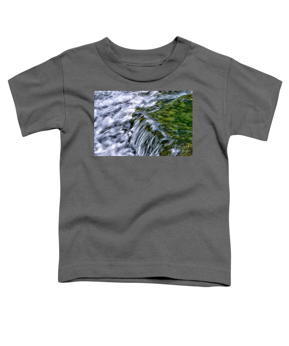 Top Artist Toddler T-Shirt featuring the photograph Krka Rapids by Norman Gabitzsch