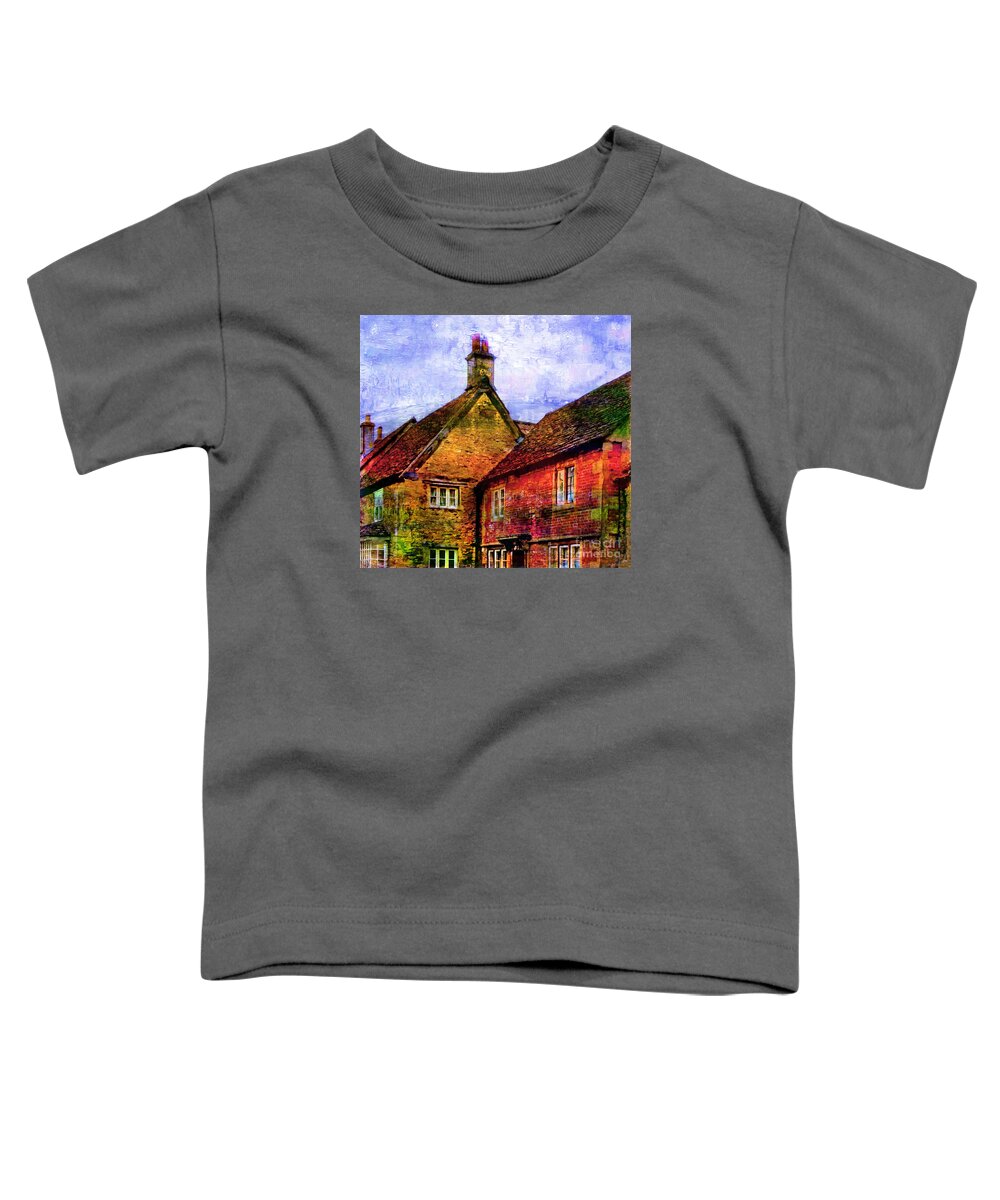 Lacock Toddler T-Shirt featuring the photograph Lacock Village, Wiltshire by Judi Bagwell