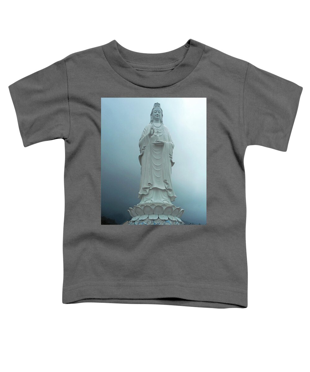Da Nang Toddler T-Shirt featuring the photograph Lady Buddha 5 by Ron Kandt