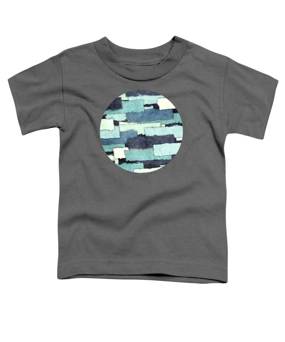 Pattern Toddler T-Shirt featuring the digital art Layers of Colors Pattern by Phil Perkins