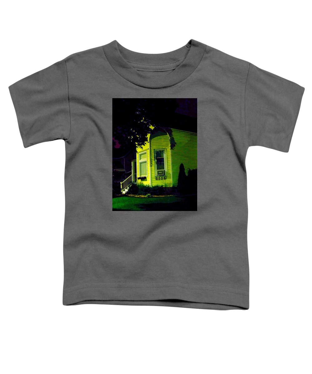 Guy Ricketts Art And Photography Toddler T-Shirt featuring the photograph Lemon-Drop House by Guy Ricketts