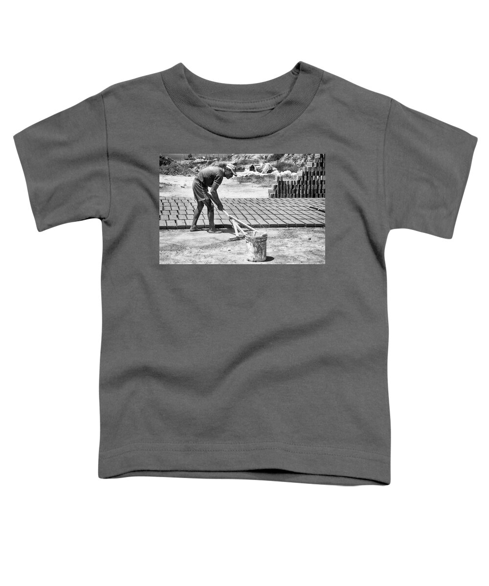 Level Toddler T-Shirt featuring the photograph Leveling the Ground by Hugh Smith