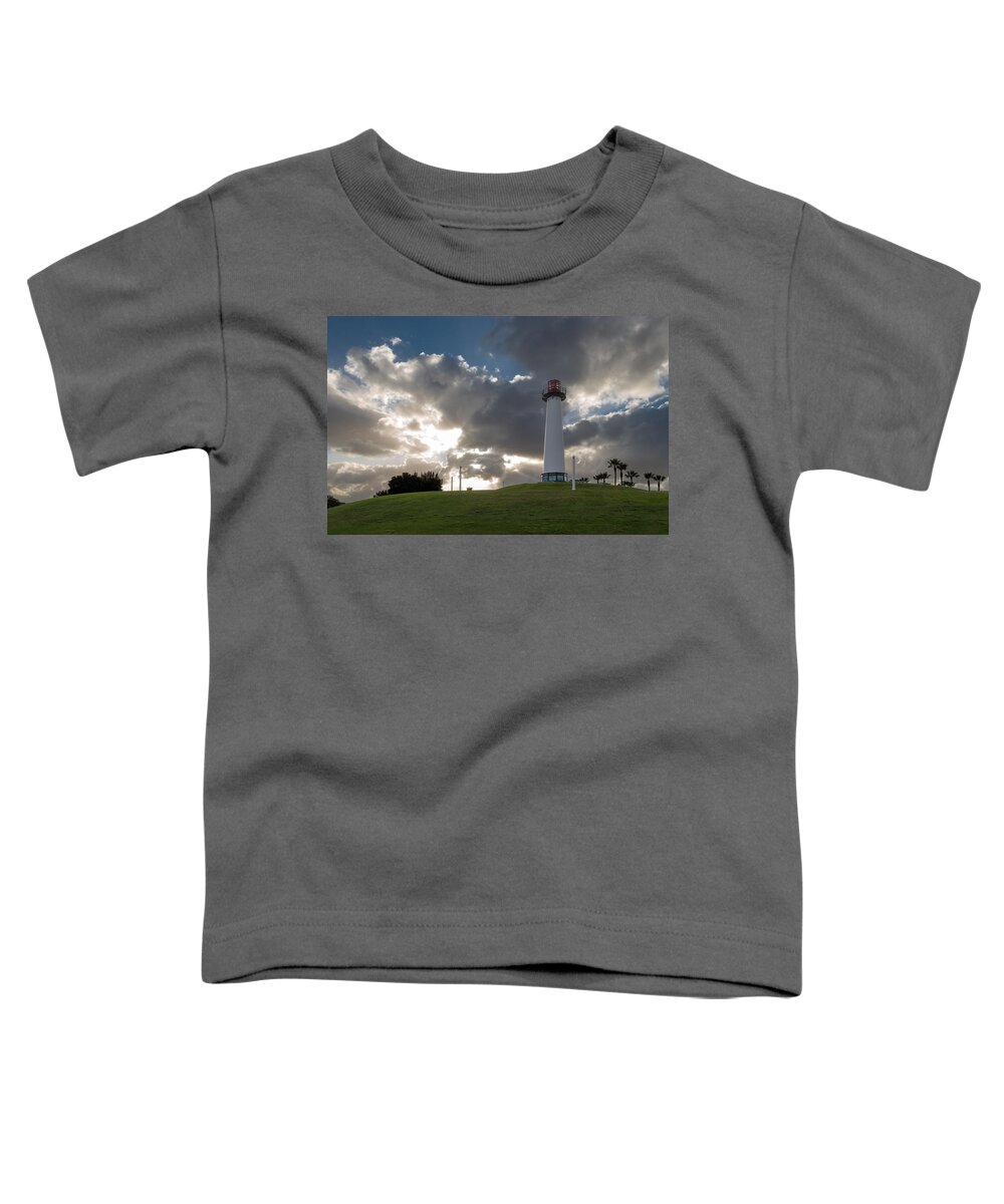 Lighthouse Toddler T-Shirt featuring the photograph Lion's Lighthouse for Sight - 2 by Ed Clark