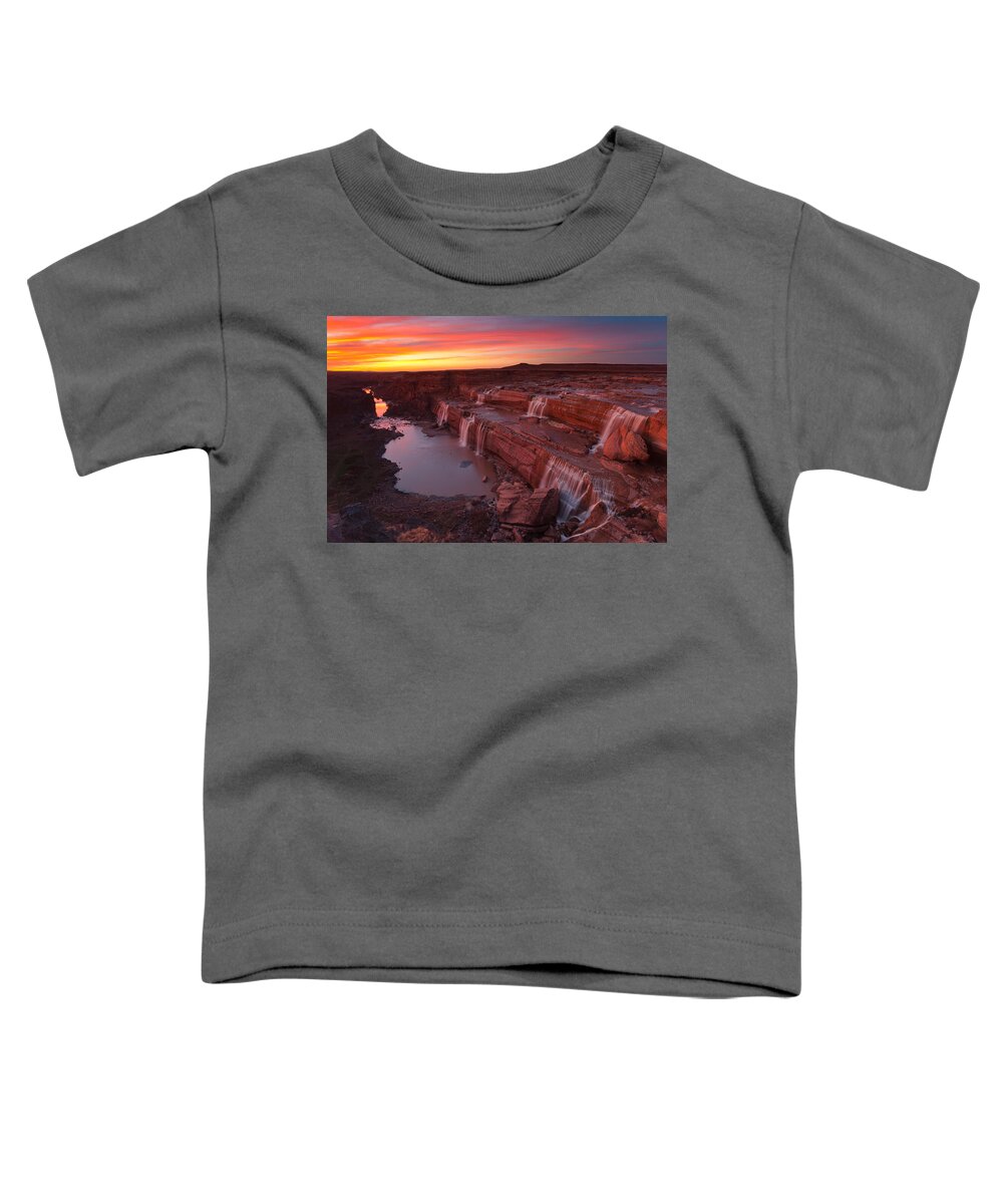 Sunset Toddler T-Shirt featuring the photograph Little Colorado Sunset by Darren White