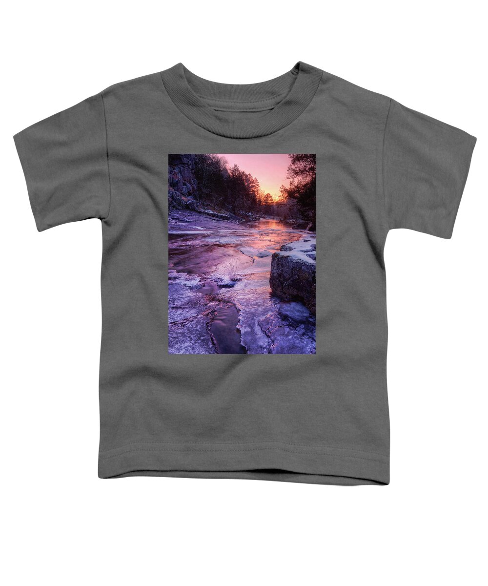 Creek Toddler T-Shirt featuring the photograph Little Rock Creek by Robert Charity