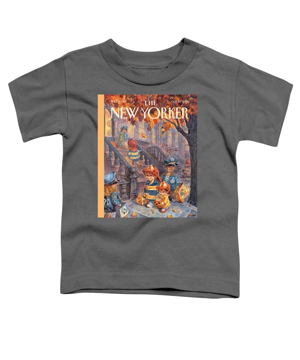 Local Heroes Toddler T-Shirt featuring the painting Local Heroes by Peter de Seve