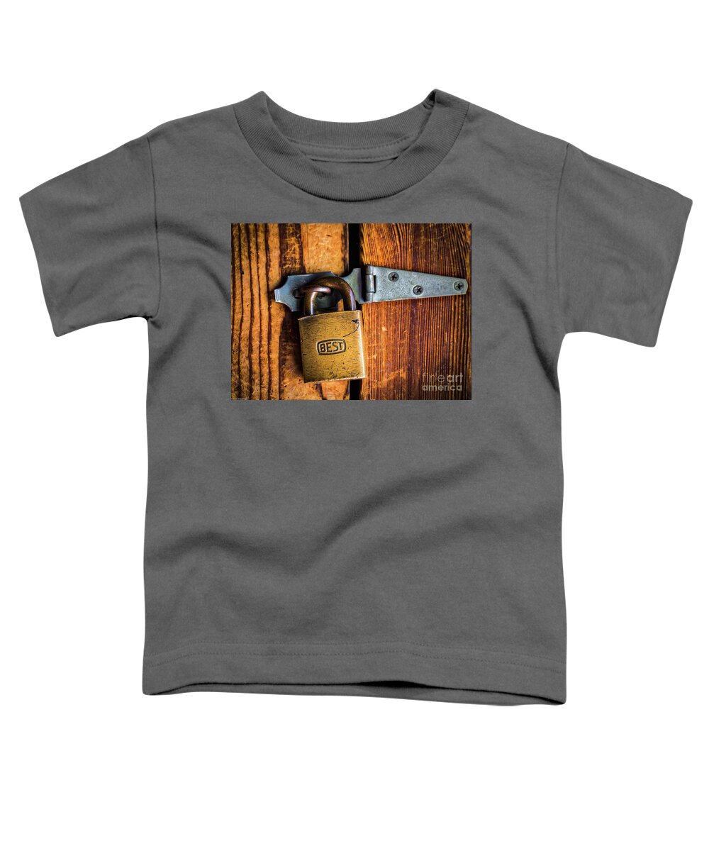 Locked Up Toddler T-Shirt featuring the photograph Locked Up by Mitch Shindelbower