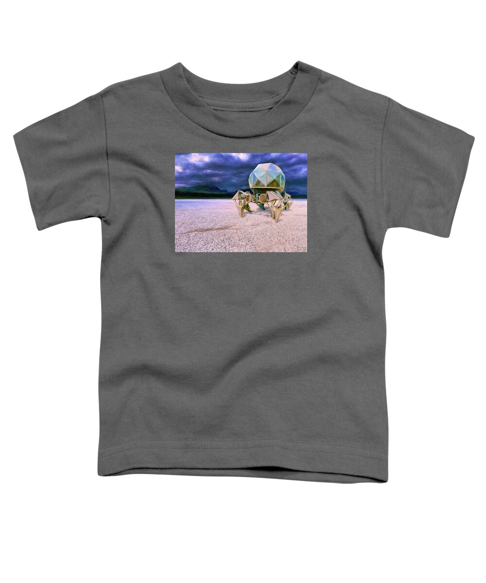 Loner Toddler T-Shirt featuring the painting Loner by Dominic Piperata