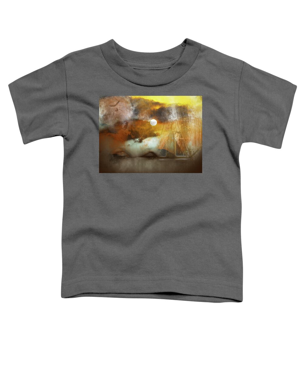 Island Toddler T-Shirt featuring the photograph Looking at the lovely island by Gabi Hampe