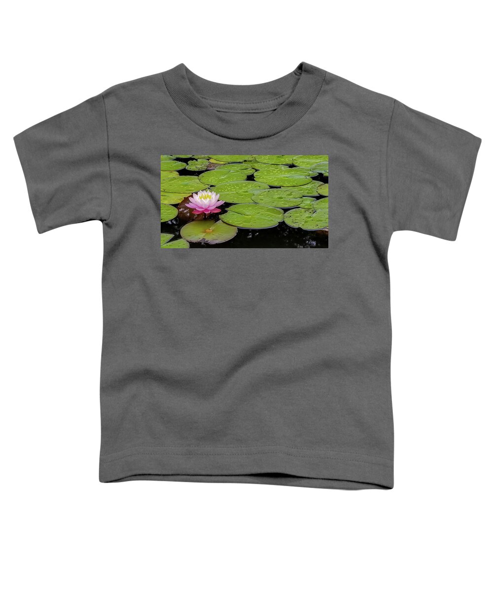 Water Lily Toddler T-Shirt featuring the photograph Lotus Blossom by Holly Ross