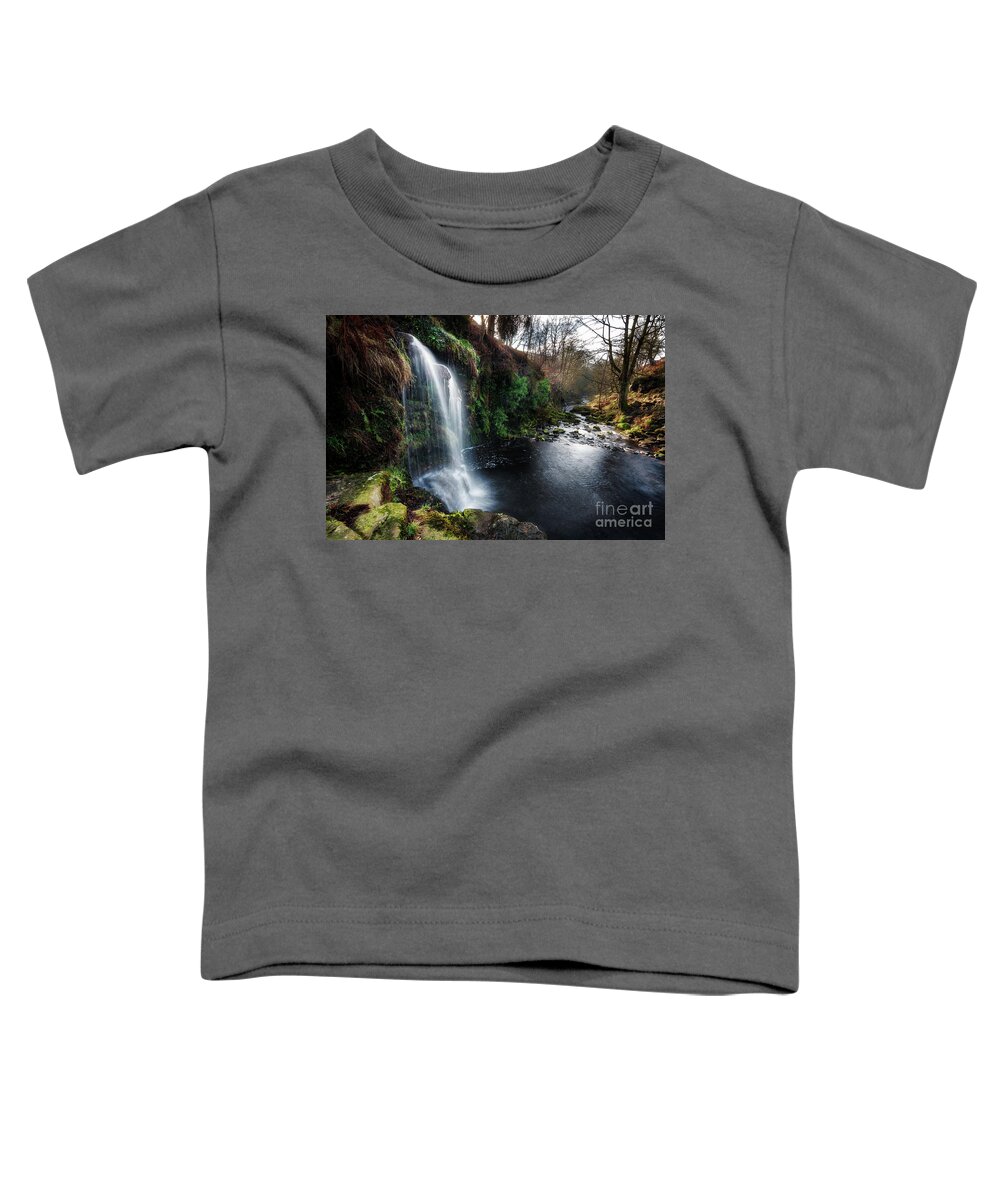 Bridge Toddler T-Shirt featuring the photograph Lumb Hole Falls by Mariusz Talarek