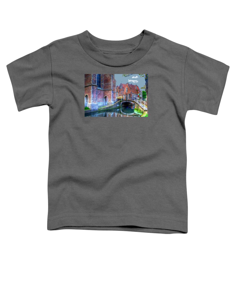 Holland Toddler T-Shirt featuring the photograph Magical Delft by Uri Baruch