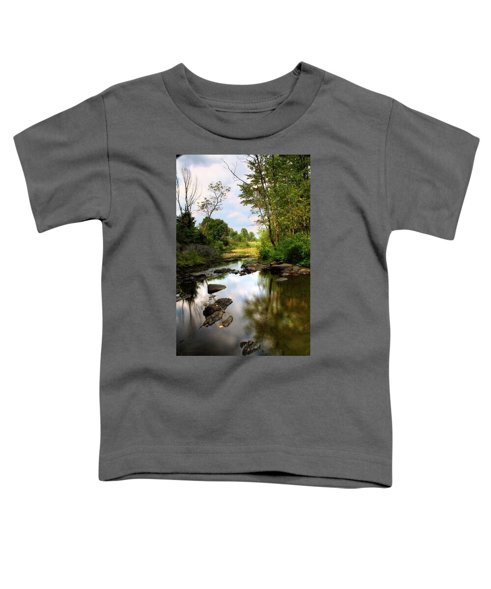 Water Toddler T-Shirt featuring the photograph Martin Stream VII by Greg DeBeck