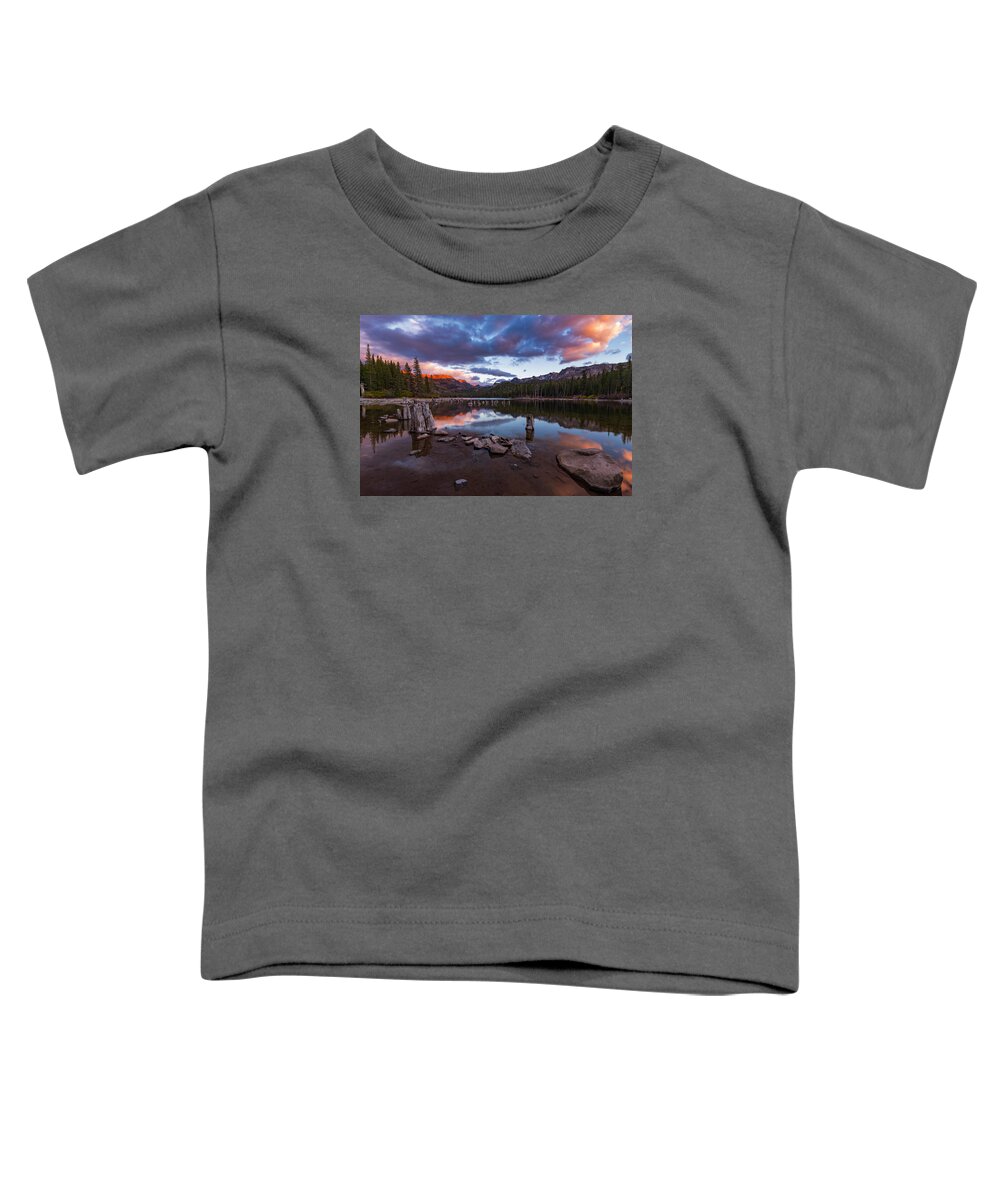 Eastern Sierras Toddler T-Shirt featuring the photograph Mary's Reflection by Tassanee Angiolillo