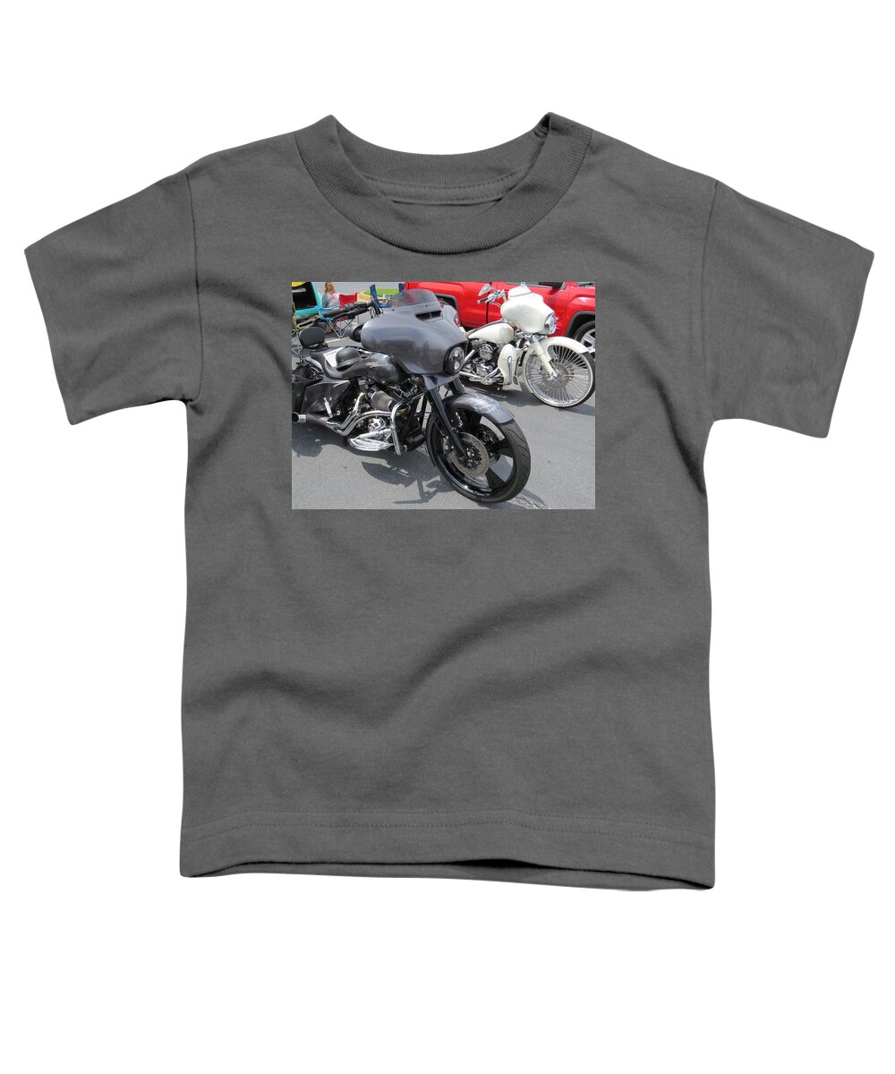 Harley Davison Toddler T-Shirt featuring the photograph Max HD by Aaron Martens