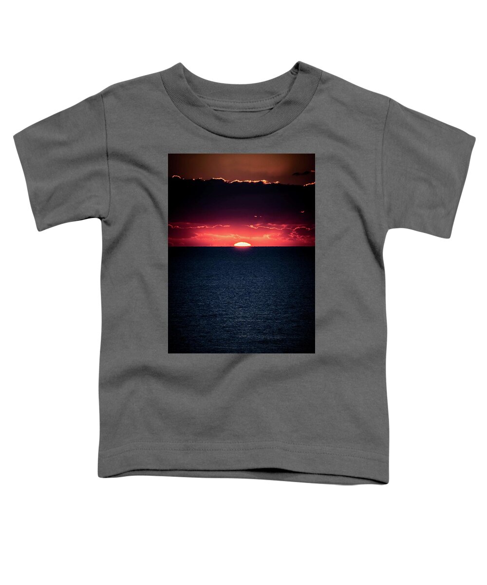 Sunrise Toddler T-Shirt featuring the photograph Mediterranean Waking by Larkin's Balcony Photography