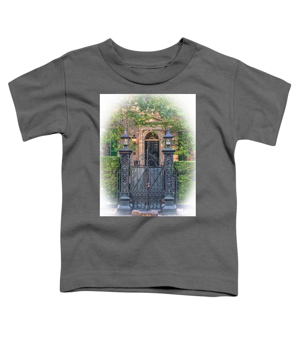 Charleston Toddler T-Shirt featuring the photograph Mickell Jenkins Home Grand Entrance by Dale Powell