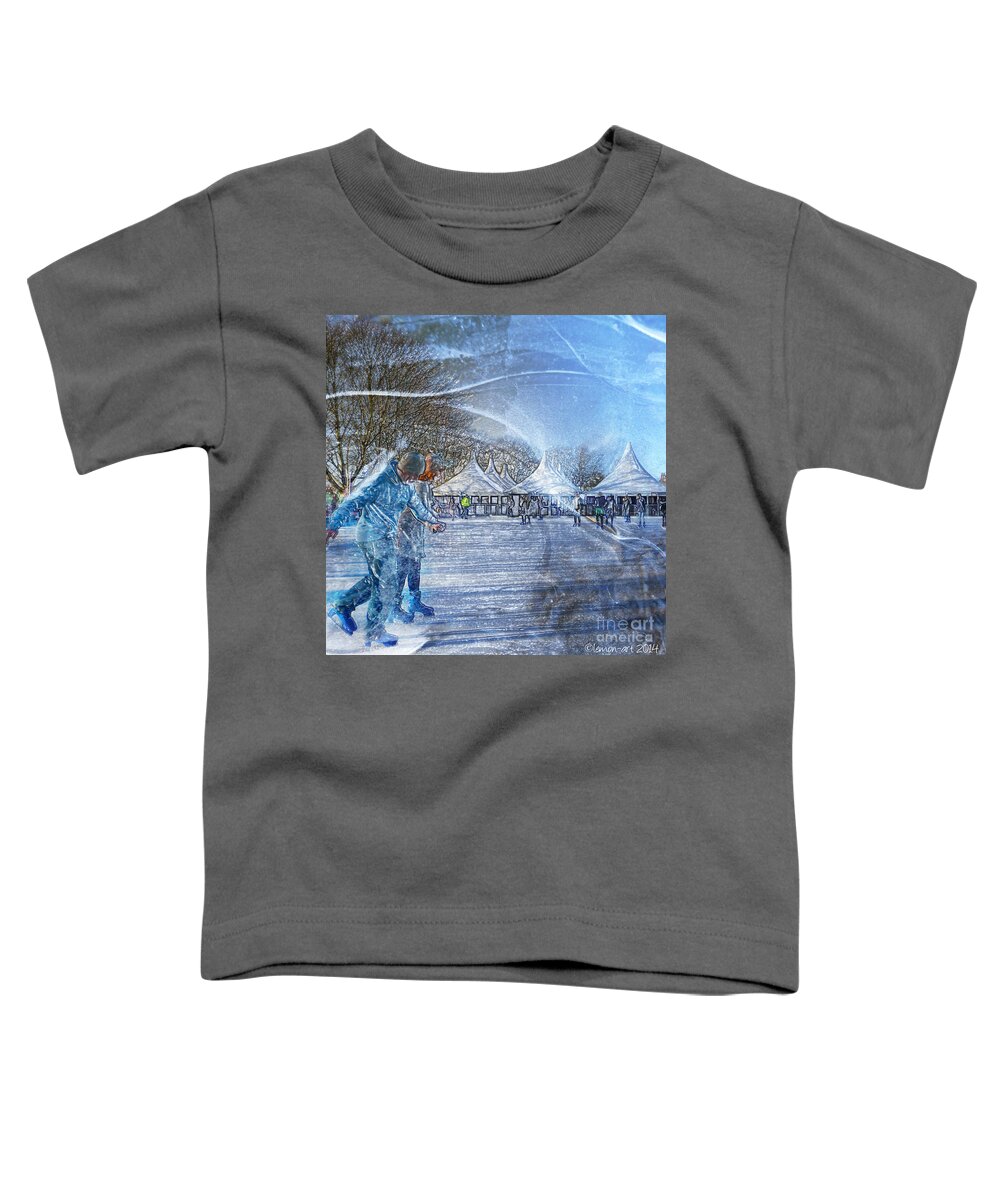 Winter Toddler T-Shirt featuring the photograph Midwinter blues by LemonArt Photography
