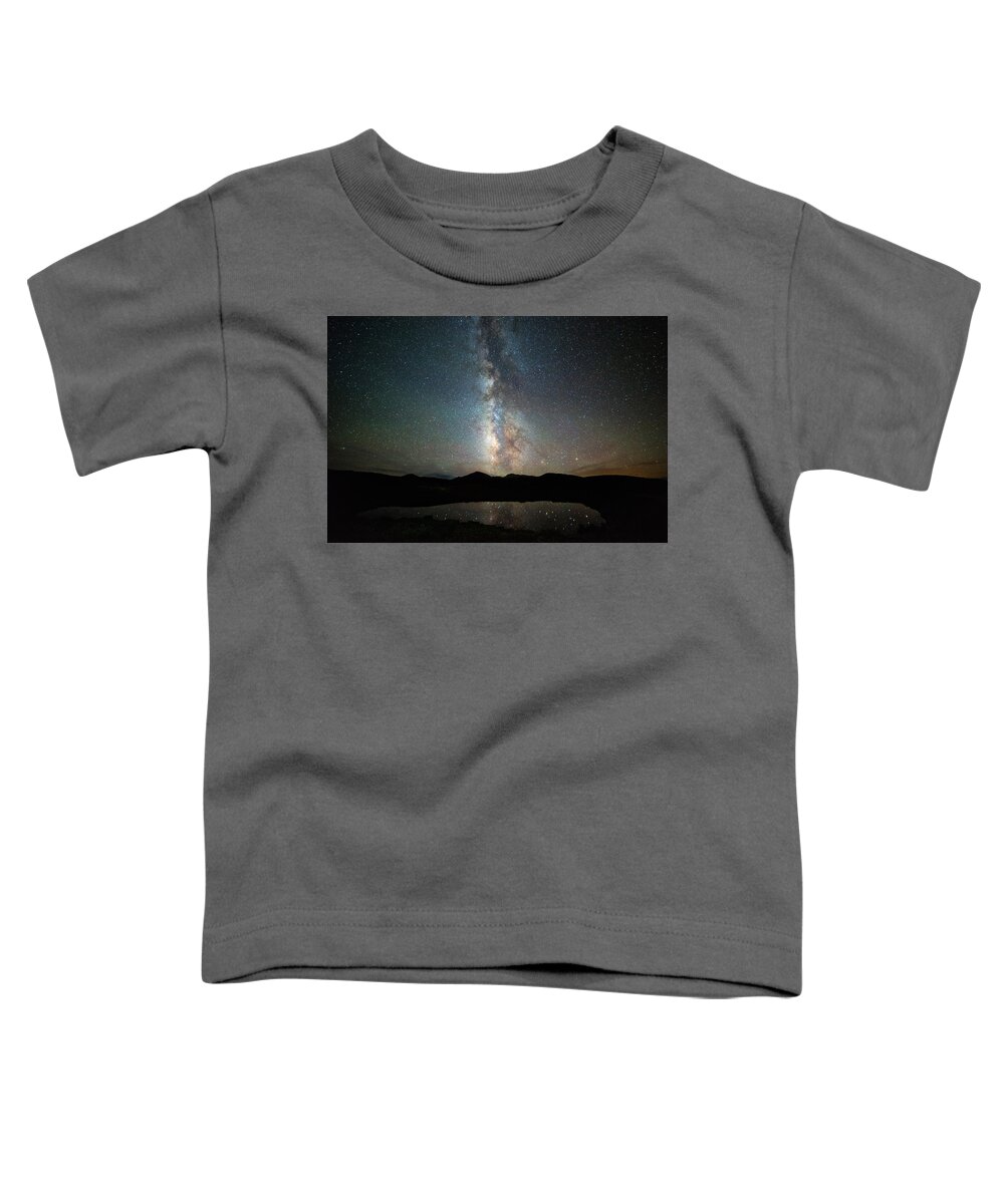 Stars Toddler T-Shirt featuring the photograph Milky Way Indy Pass by Darren White