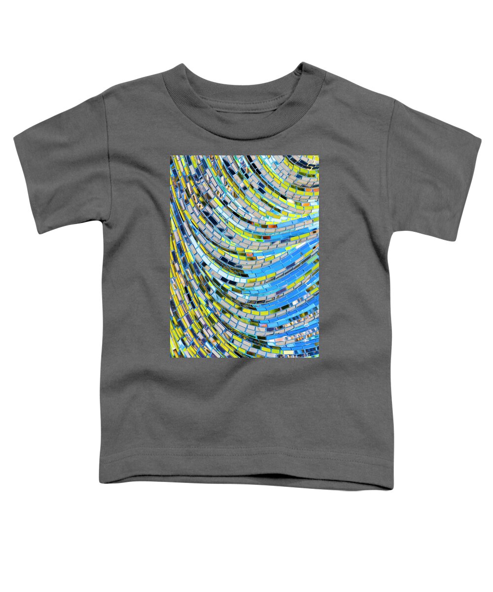 Mirror Toddler T-Shirt featuring the digital art Vertical - Mirror, Mirror 1 by Wendy Wilton