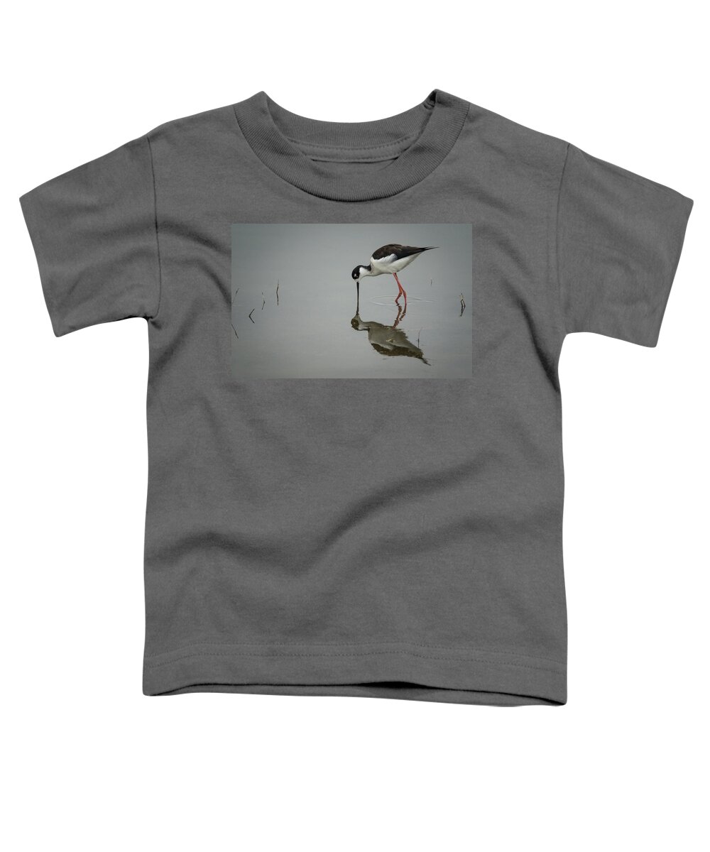 Mirrored Reflection Toddler T-Shirt featuring the photograph Mirrored Reflection by Elizabeth Waitinas