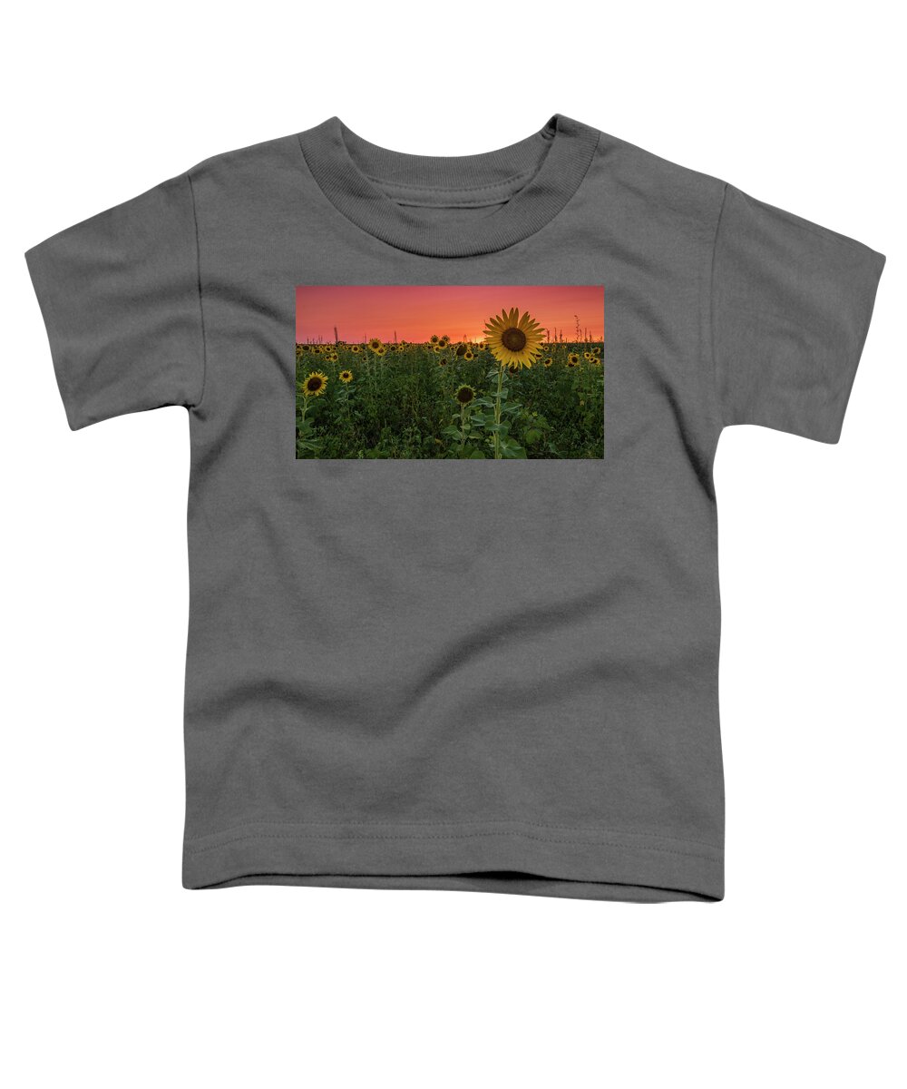 Sunset Toddler T-Shirt featuring the photograph Missouri Sunset by Holly Ross