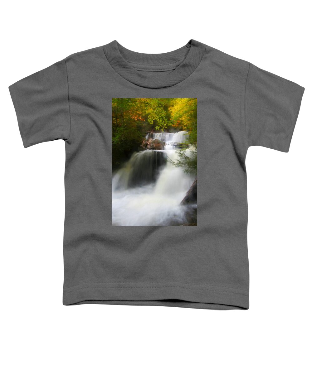 Catskills Toddler T-Shirt featuring the photograph Misty Fall by Neil Shapiro