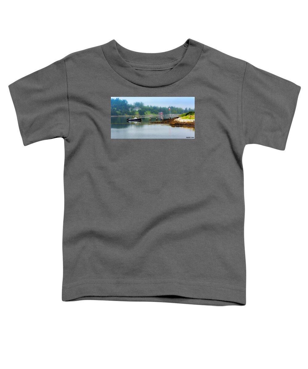 Nova Scotia Toddler T-Shirt featuring the photograph Misty Morning by Ken Morris