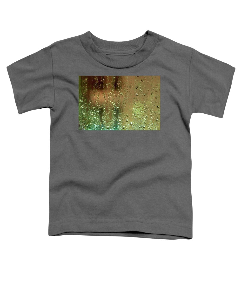 Misty Rain Toddler T-Shirt featuring the photograph Misty Rain by Bonnie Follett